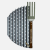 GrillGrate Half Moon grillrooster - Large 21
